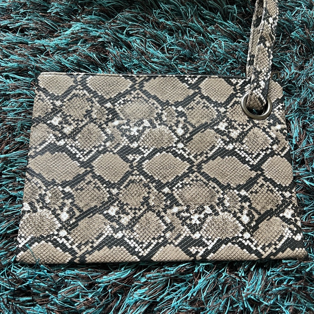 Snakeskin clutch 🐍
